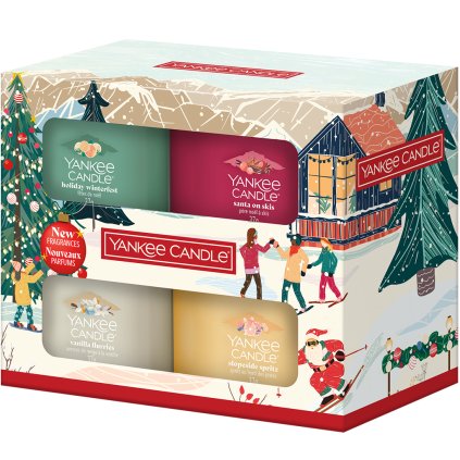 Yankee Candle – dárková sada 4 votivních svíček Apres Ski