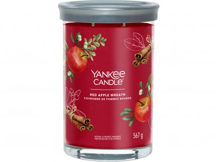 yankee candle red apple wreath signature tumbler