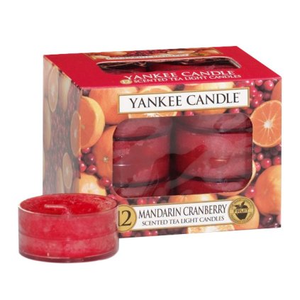 6338 yankee candle cajove svicky mandarin cranberry 12 ks