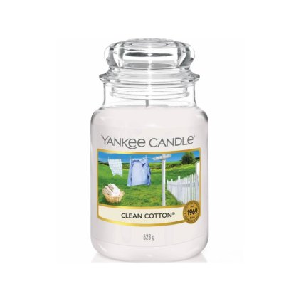 yankee candle clean cotton velka