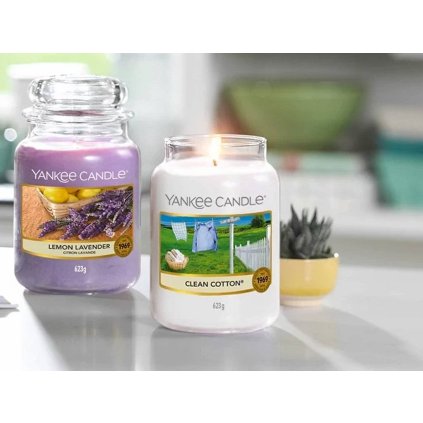 yankee candle clean cotton velka