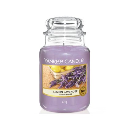 yankee candle lemon lavender velka