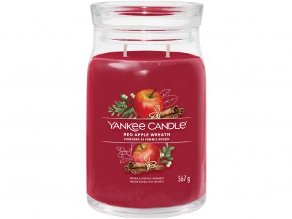 yankee candle red apple wreath signature velka