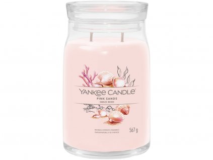 yankee candle pink sands signature velka