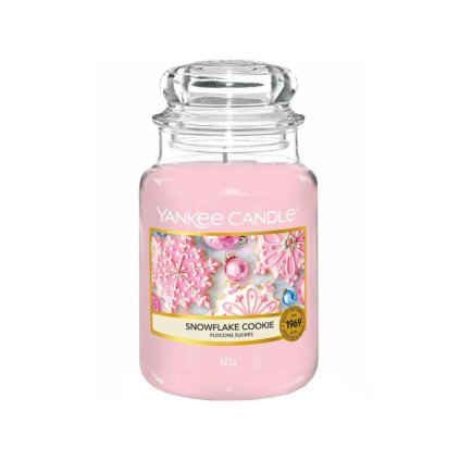 yankee candle snowflakes cookie velka