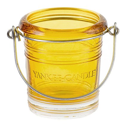 7118 yankee candle glass bucket svicen na votivni svicku zluty
