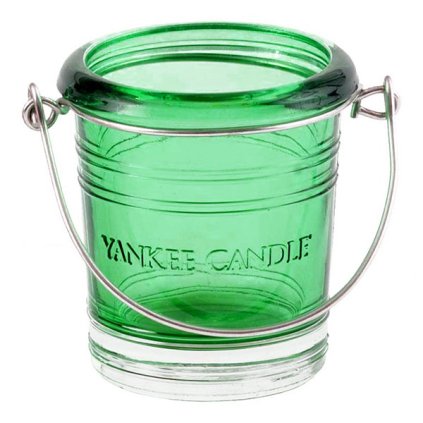 7121 yankee candle glass bucket svicen na votivni svicku zeleny