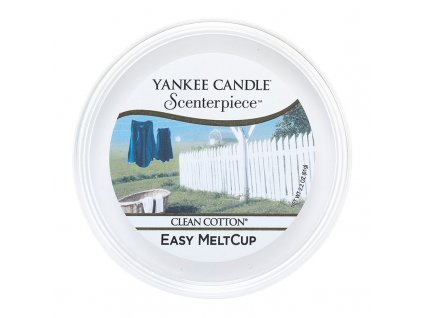 7652 yankee candle vosk clean cotton easy meltcup