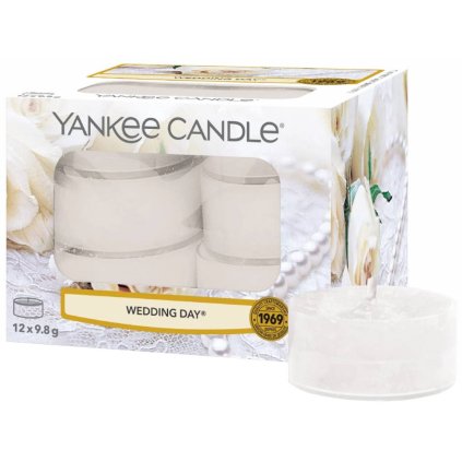 7754 yankee candle cajove svicky wedding day 12 ks
