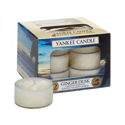 7772 yankee candle cajove svicky ginger dusk 12 ks
