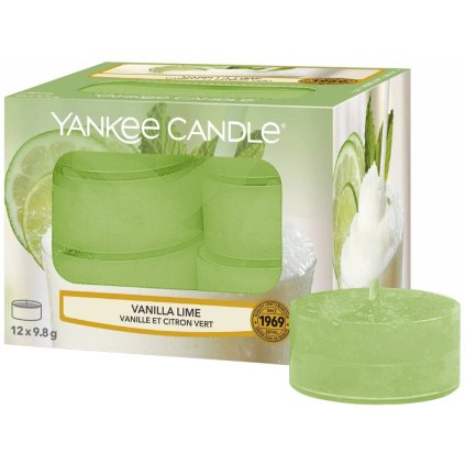 7817 yankee candle cajove svicky vanilla lime 12 ks