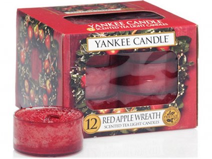 yankee candle red apple wreath cajove svicky