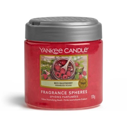 8387 yankee candle spheres vonne perly red raspberry
