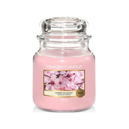 yankee candle cherry blossom stredni