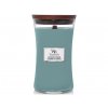 woodwick evergreen cashmere velka svicka