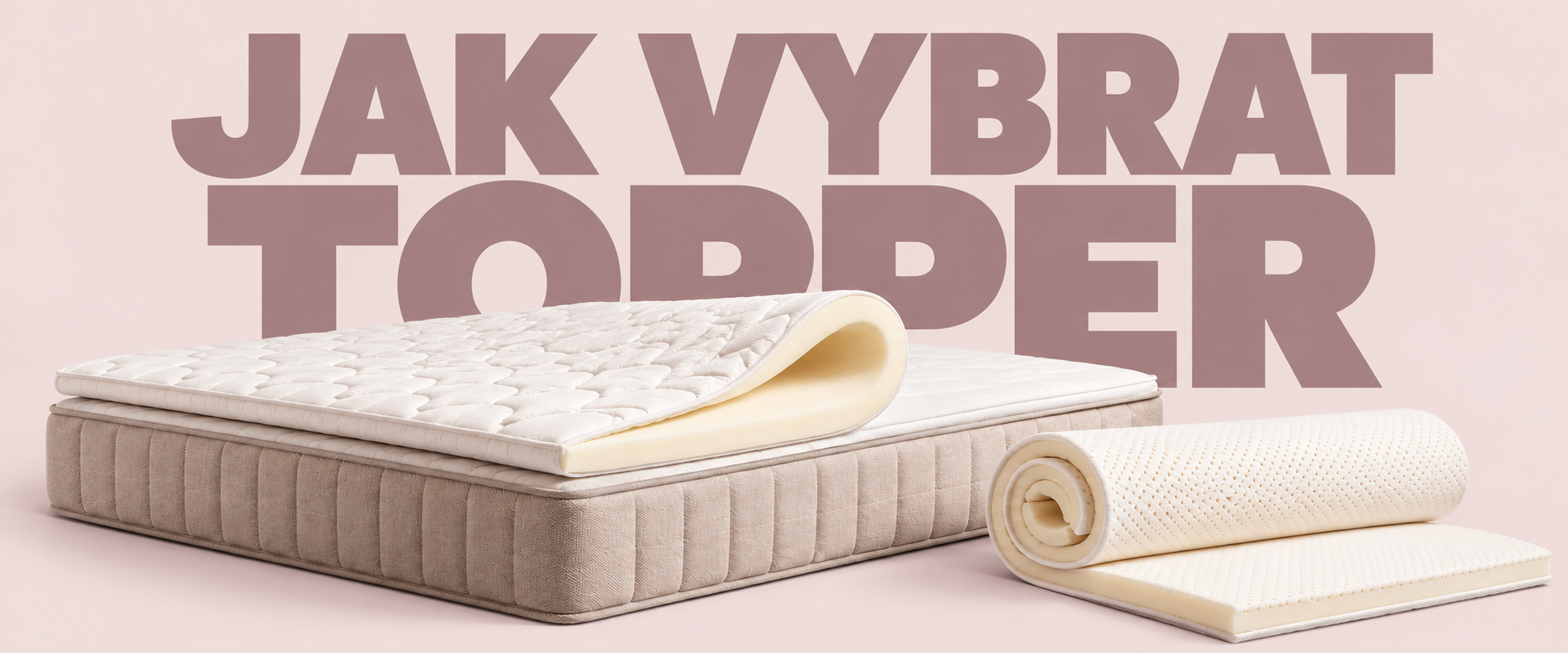 Co je topper a jaký vybrat: PUR, HR, nebo VISCO?