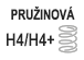 Oboustranná pružinová matrace - středně tvrdá/tvrdá (100+ kg)