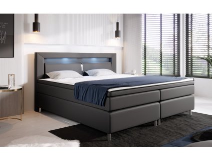 Boxspring postel HYPNOS s LED