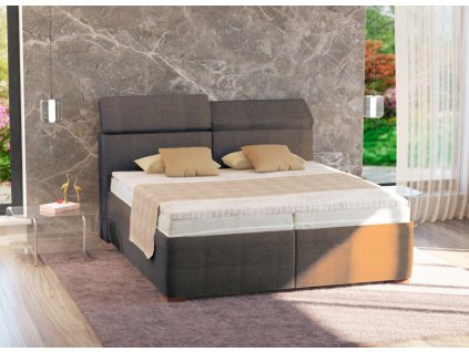 Boxspring postel YOGA bez úložného prostoru