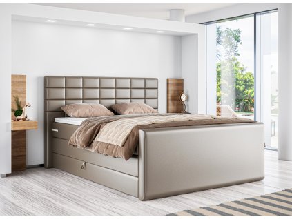 Boxspring postel Ava 2 s úložným prostorem