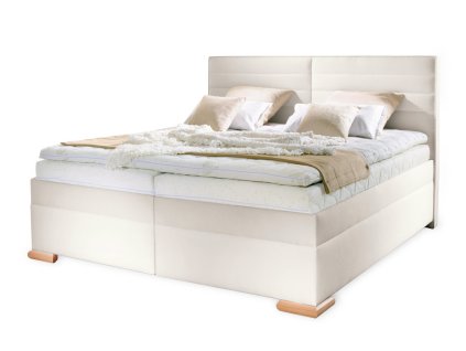 Americká boxspring postel LUCIA s úložným prostorem