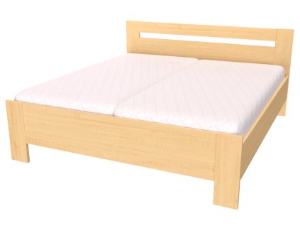 Dvoulůžková postel MONTY, 180×200 cm - javor