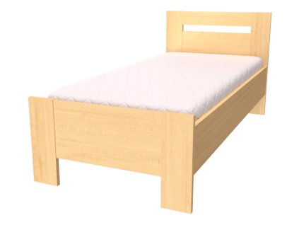 Jednolůžková postel MONTY, 80×200 cm - javor