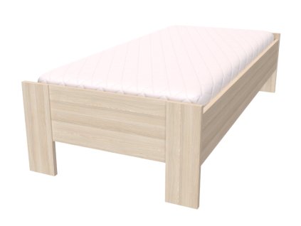 Zvýšená postel NEDO, 80×200 cm - akácie světlá