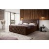 Boxspring postel DIVA s úložným prostorem, LED a USB