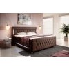 Boxspring postel PARADISE s LED a USB