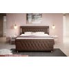 Boxspring postel PARADISE s LED a USB