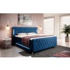 Boxspring postel PARADISE s LED a USB