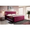 Boxspring postel PARADISE s LED a USB