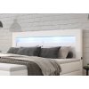 Boxspring postel REPOS s úložným prostorem, LED a USB