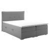 Boxspring postel Carre s úložným prostorem, matrace, rošt a topper v ceně