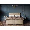 Boxspring postel Belize s úložným prostorem, matrace, rošt a topper v ceně