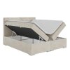 Boxspring postel Belize s úložným prostorem, matrace, rošt a topper v ceně - úložný prostor