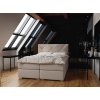Boxspring postel Belize s úložným prostorem, matrace, rošt a topper v ceně