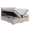 Boxspring postel Benetti s úložným prostorem, matrace, rošt a topper v ceně