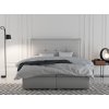 Boxspring postel Carre s úložným prostorem, matrace, rošt a topper v ceně