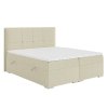 Boxspring postel Carre s úložným prostorem, matrace, rošt a topper v ceně