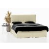 Boxspring postel Carre s úložným prostorem, matrace, rošt a topper v ceně
