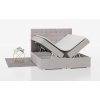 Boxspring postel Claudia s úložným prostorem, matrace, rošt a topper v ceně