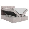 Boxspring postel Claudia s úložným prostorem, matrace, rošt a topper v ceně