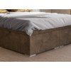 Boxspring postel Daily s úložným prostorem, matrace, rošt a topper v ceně - nožičky