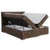 Boxspring postel Daily s úložným prostorem, matrace, rošt a topper v ceně