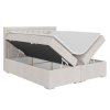Boxspring postel Glamour s úložným prostorem, matrace, rošt a topper v ceně