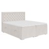 Boxspring postel Glamour s úložným prostorem, matrace, rošt a topper v ceně