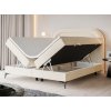 Postel Mela s úložným prostorem, matrace, rošt a topper v ceně