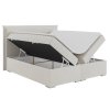 Zvýšená postel Torres s úložným prostorem, matrace, rošt a topper v ceně